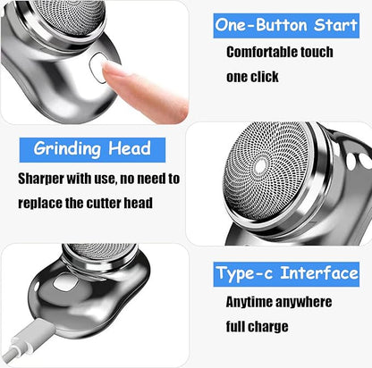 Mini-Shave Portable Electric Shaver, 2023 New Upgrade Mini Electric Razor Shavers for Men