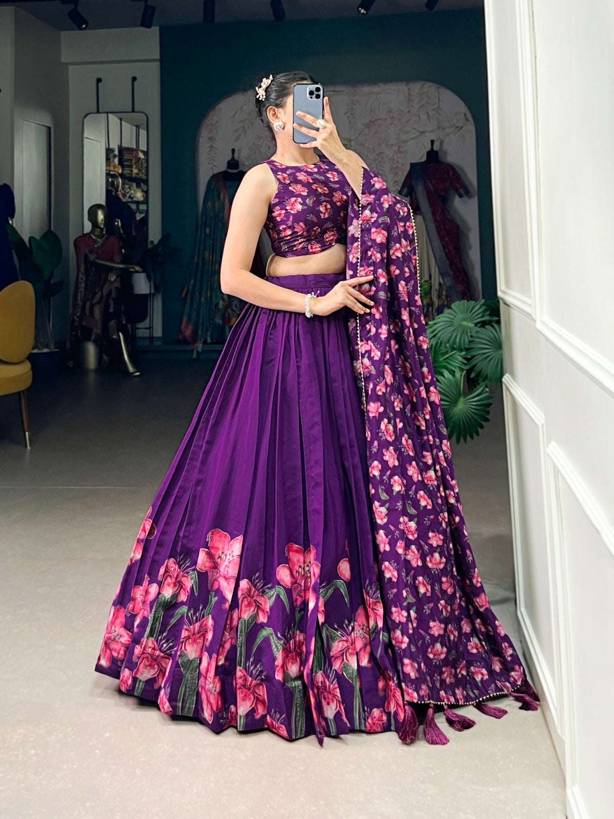 The Perfect Blend of Tradition And Sparkle Lehenga Choli