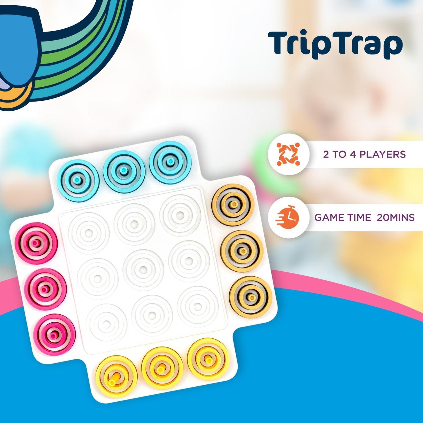 Trip trap Educational Puzzle Game for Kids