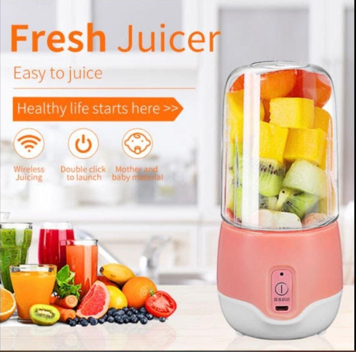 Portable Mini USB Rechargeable Fruit Juicer