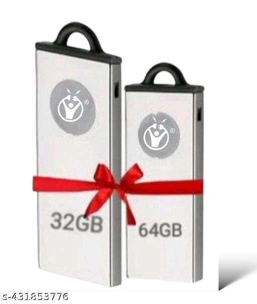 64 Gb With 32 Gb Pendrives (Grey, Set of 2)