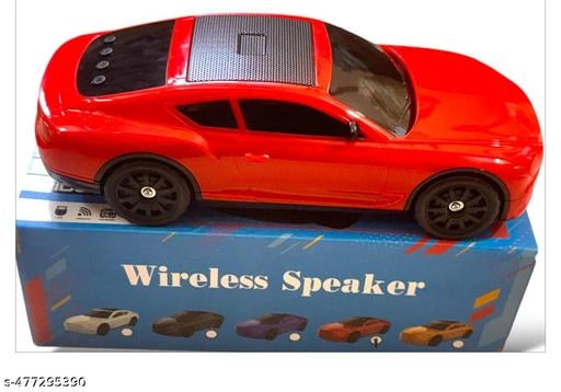 Portable Wireless Car Bluetooth Speaker (Red)