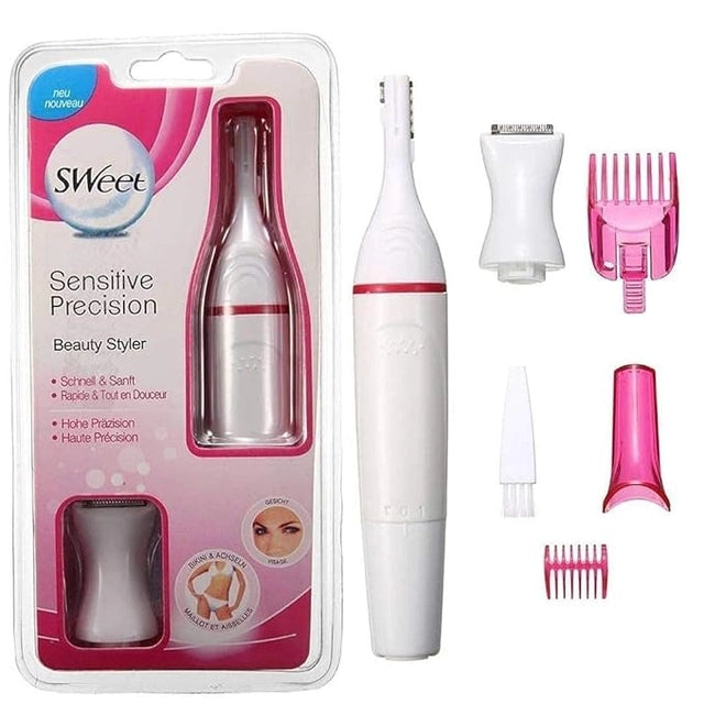 Plastic 5 in 1 Trimmer for Women (White)