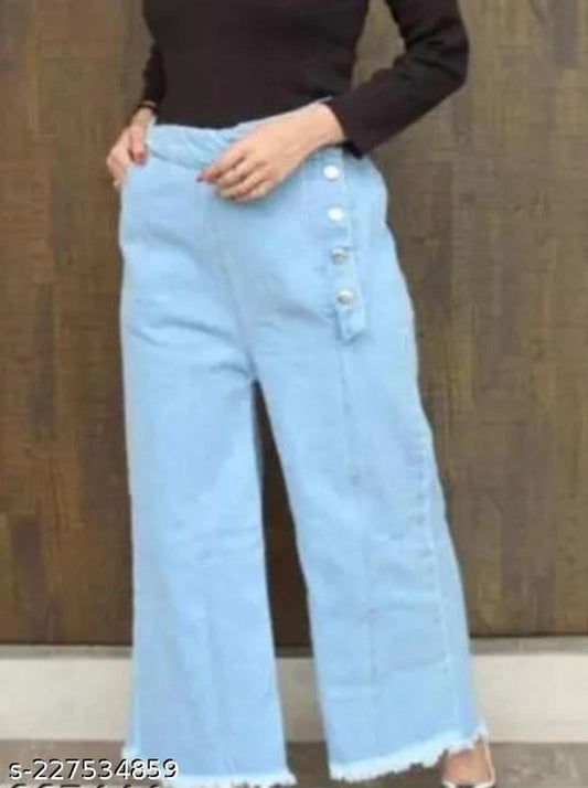 Denim Jeans for Women (Blue, 28)